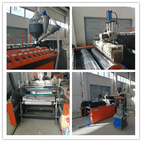 install stretch film machine in customer factory