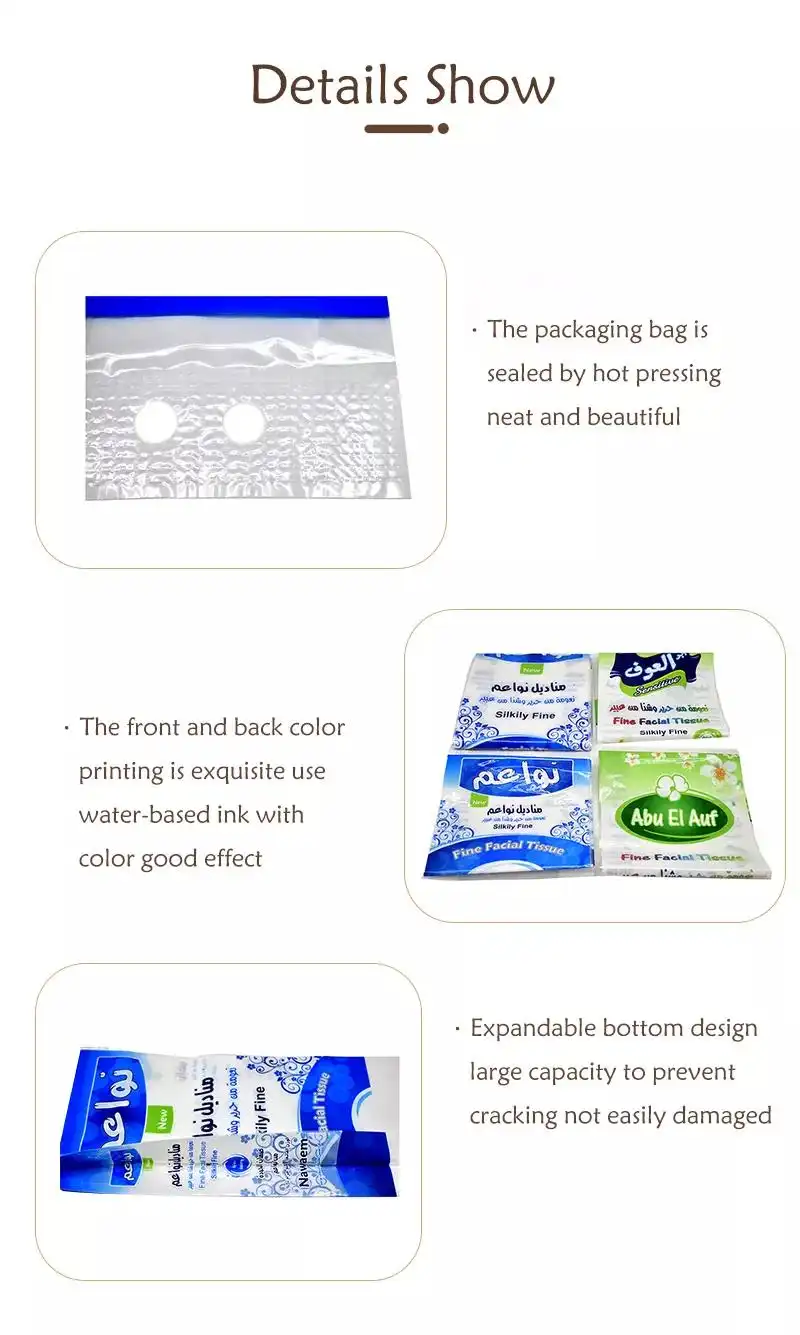 Facial Tissue Paper Plastic Bag Machine Facial Tissue Paper Plastic Bag Machine