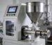 Mini blown film extrusion machine in a small production setting