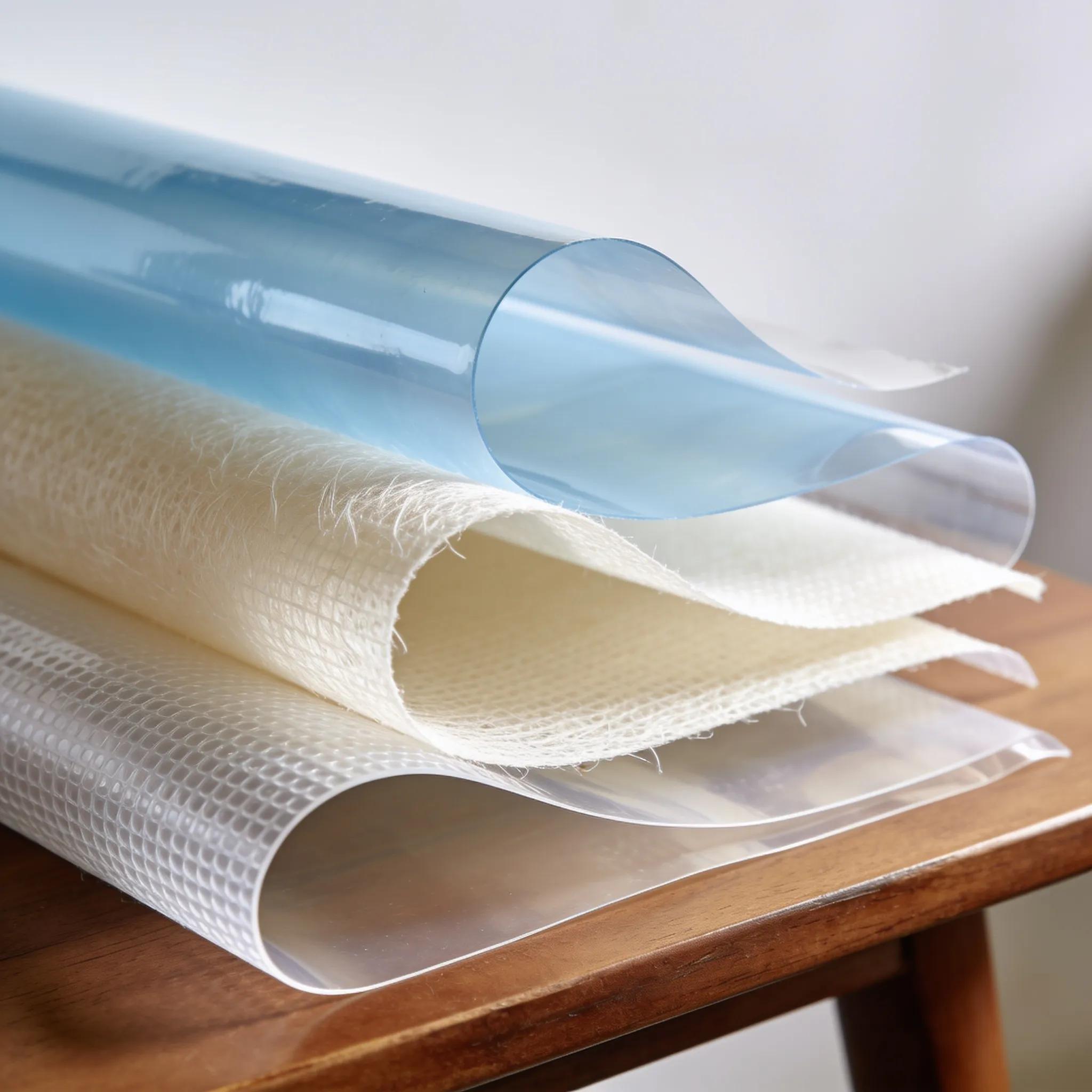 Different types of polymer films compatible with mini blown film extruders